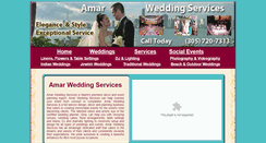 Desktop Screenshot of amarweddings.com